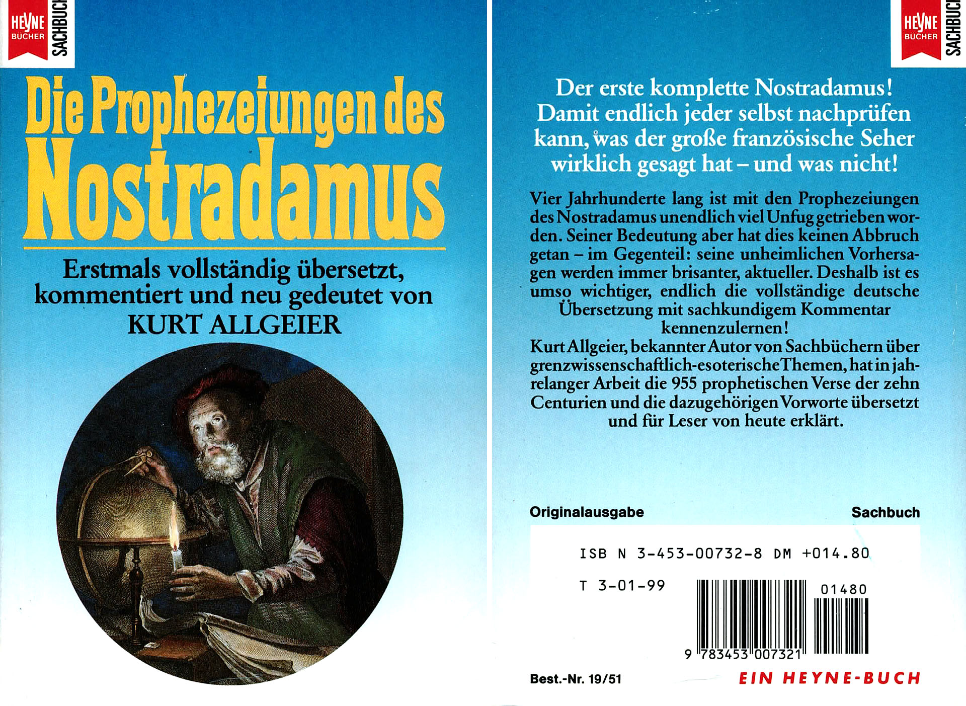 Die Prophezeiungen des Nostradamus - Allgeier, Kurt